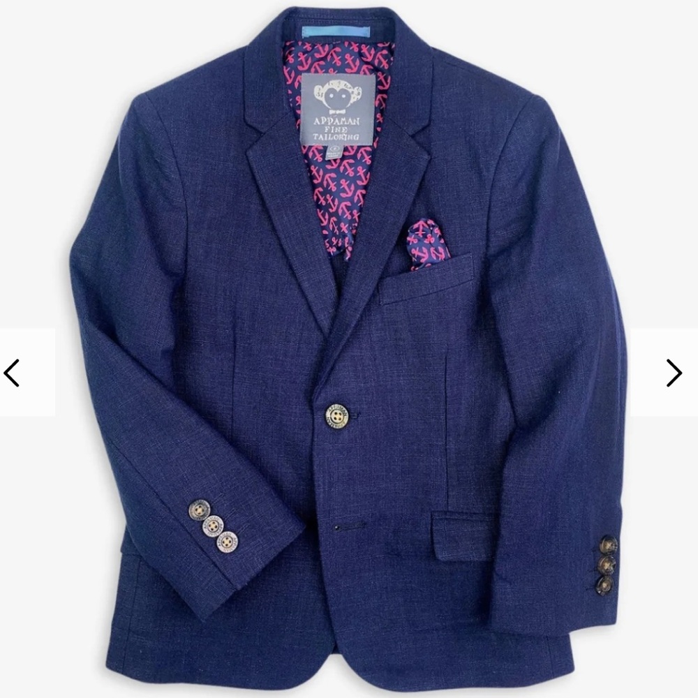Appaman Dark Navy Boys’ Sports Jacket Size 8